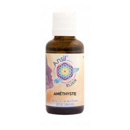 Flacon Améthyste - Élixir de Cristal - 30 ml - Ansil