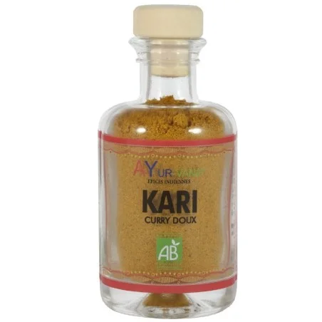 Kari bio (curry doux) - 45 gr - Ayurvana