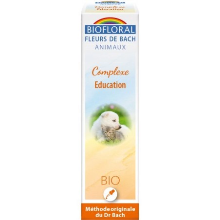 Complexe Education pour animaux - Fleurs de Bach 20 ml - Biofloral
