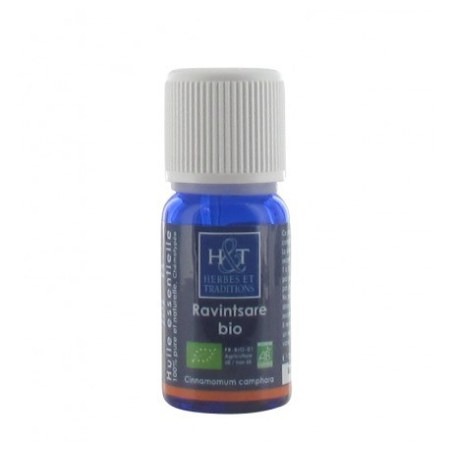 Ravintsare (Cinnamomum camphora cineol) Bio - Huile essentielle - 10 ml - Herbes et Traditions