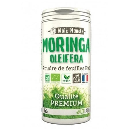 Moringa Bio - poudre de feuilles 150 g - LT Labo