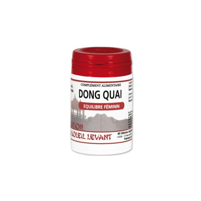 Dong Quai – 60 gélules – Tradition du Soleil Levant