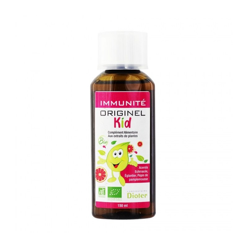 Originel Kid Immunité Bio - Flacon de 150 ml - Laboratoire Dioter