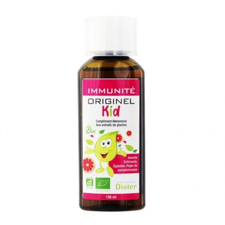 Originel Kid Immunité Bio - Flacon de 150 ml - Laboratoire Dioter - 2022