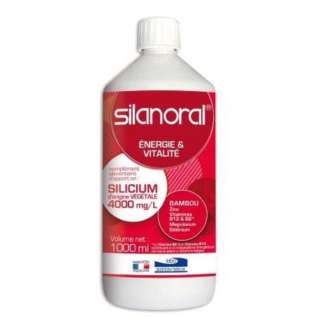 SILANORAL® Energie & Vitalité - 1 litre - Labo Santé Silice