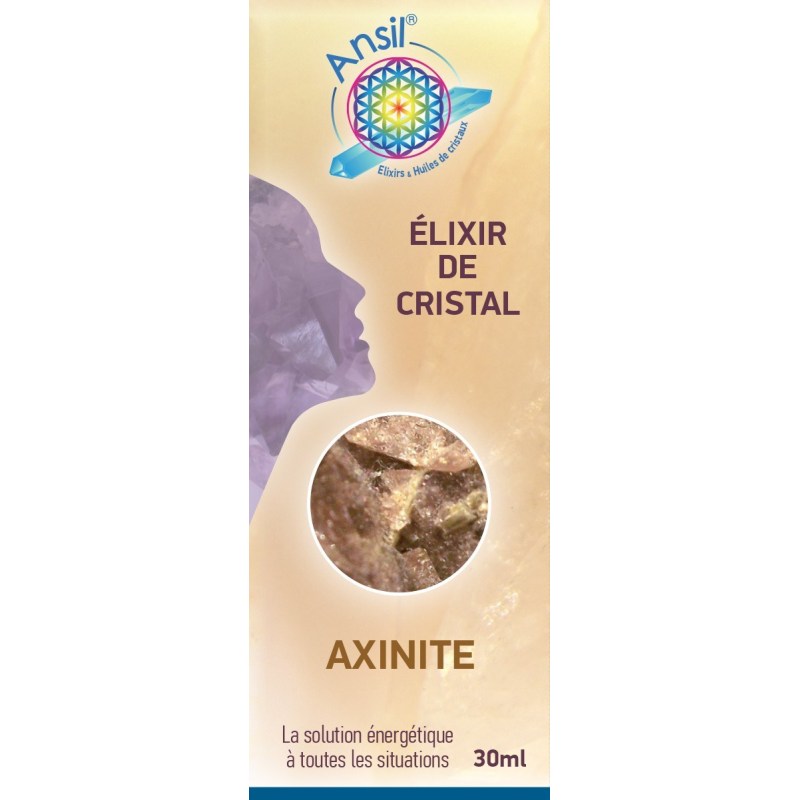 Étui Axinite - Élixir de Cristaux - 30 ml - Ansil