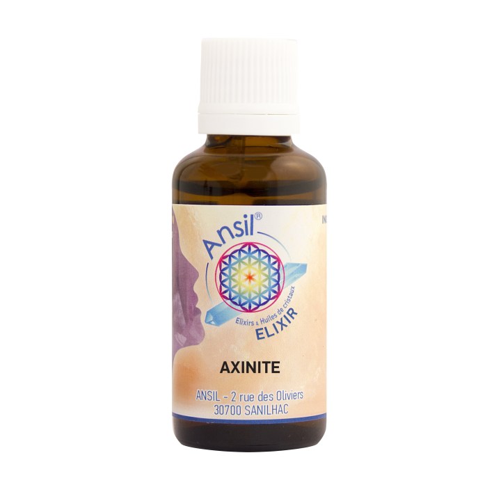 Flacon Axinite - Élixir de Cristal - 30 ml - Ansil