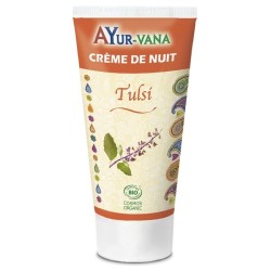 Crème de nuit BIO au Tulsi - Tube de 75 ml - Ayurvana - 2021