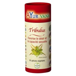 Tribulus 20% de protodioscines - Pilulier de 60 gélules végétales - Ayurvana