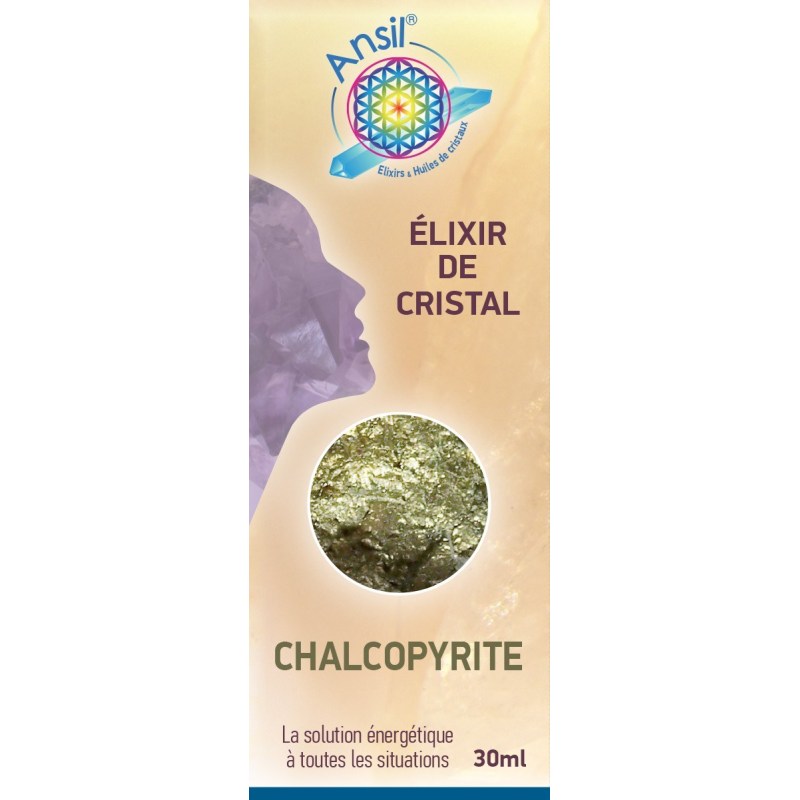 Étui Chalcopyrite - Élixir de Cristaux - 30 ml - Ansil Étui Chalcopyrite - Élixir de Cristaux - 30 ml - Ansil