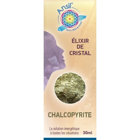 Étui Chalcopyrite - Élixir de Cristaux - 30 ml - Ansil 