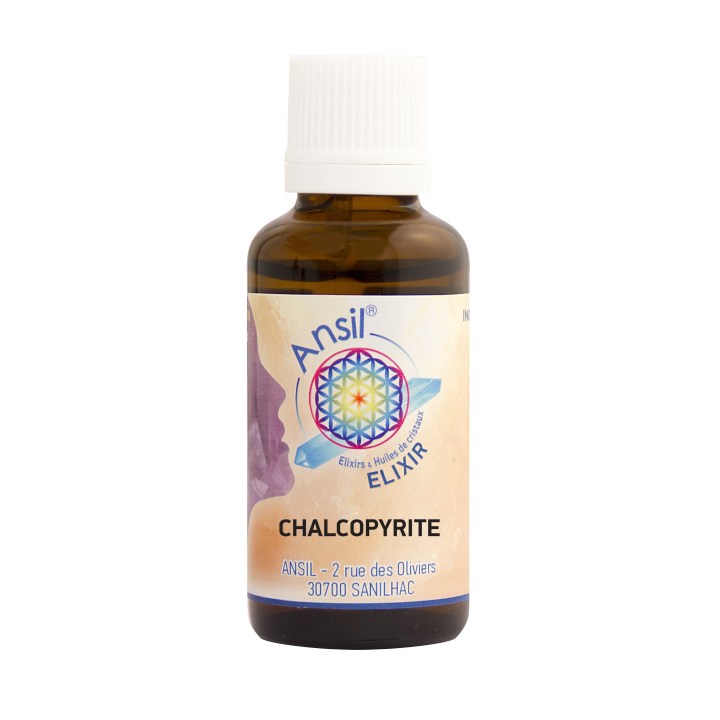 Flacon Chalcopyrite - Élixir de Cristal - 30 ml - Ansil