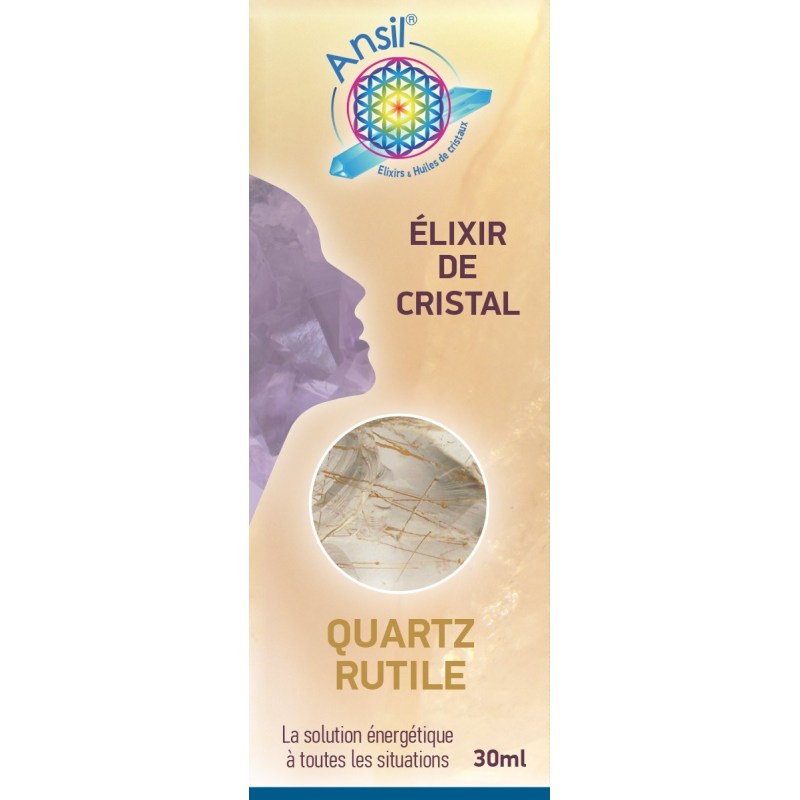 Étui Quartz rutile - Élixir de Cristal - 30 ml - Ansil - 2022