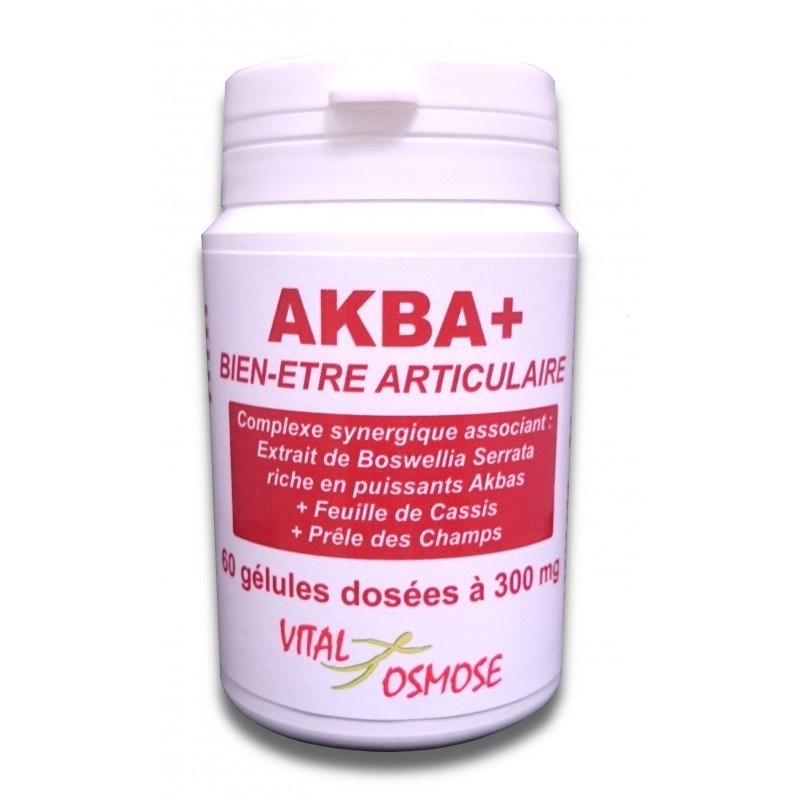Akba+ 300 mg 10 % d\'Akba - 60 gélules - Vital Osmose