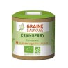 Cranberry Bio - Pilulier de 40 gélules végétales - Graine Sauvage