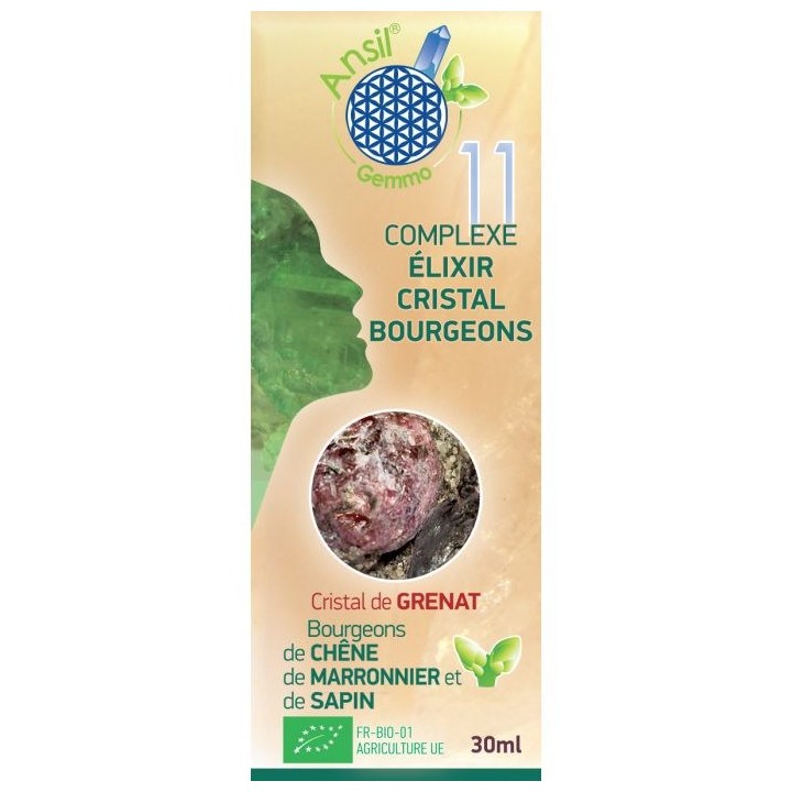 Complexe N°11 - Élixir de grenat et bourgeons de chêne, marronnier, sapin Bio - 30 ml - Ansil 2024