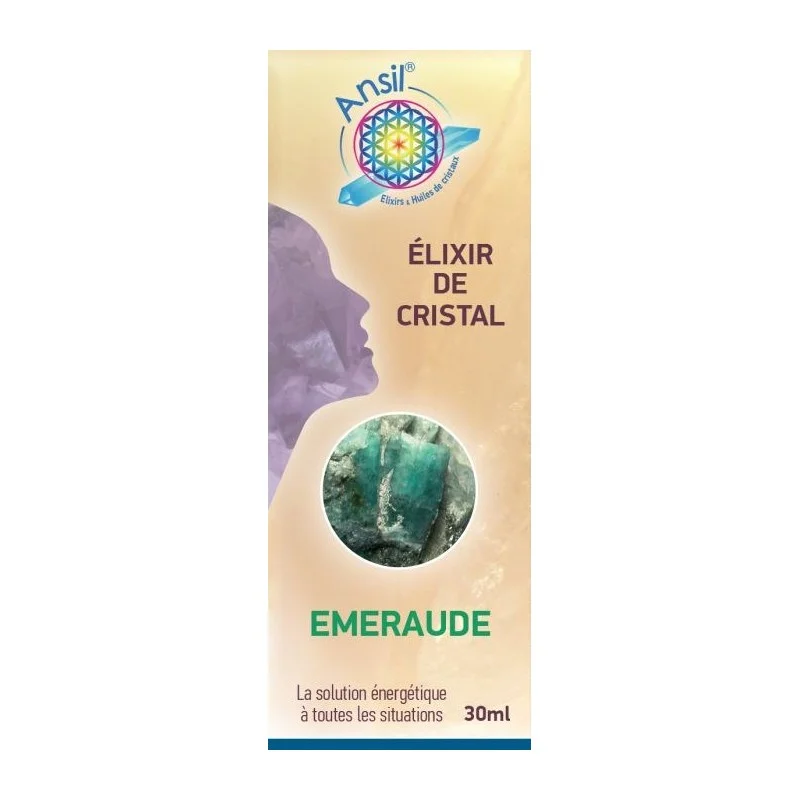 Étui Émeraude - Élixir de Cristal - 30 ml - Ansil - 2022