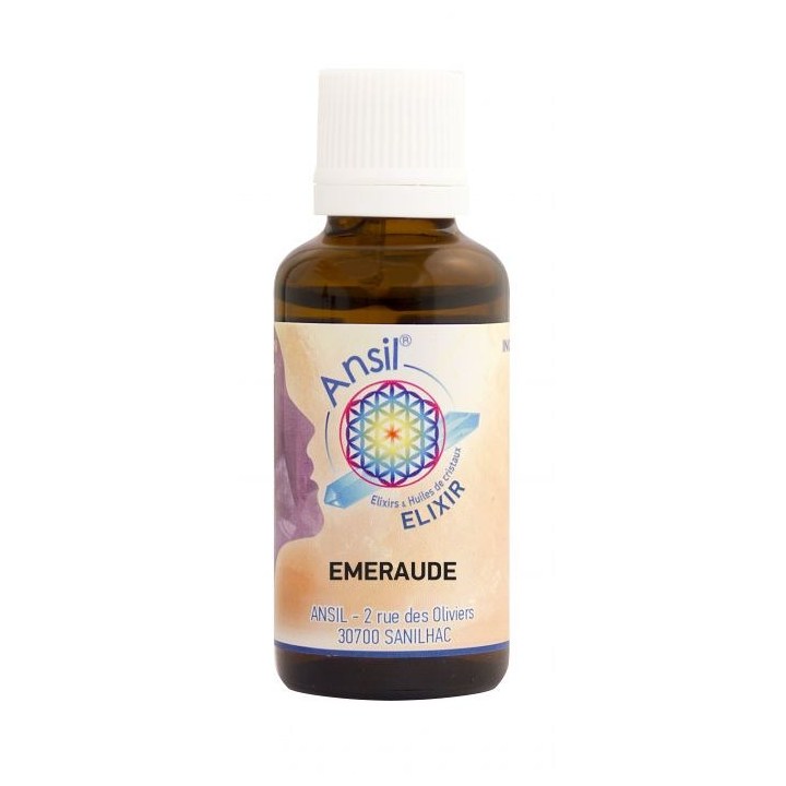 Flacon Émeraude - Élixir de Cristal - 30 ml - Ansil