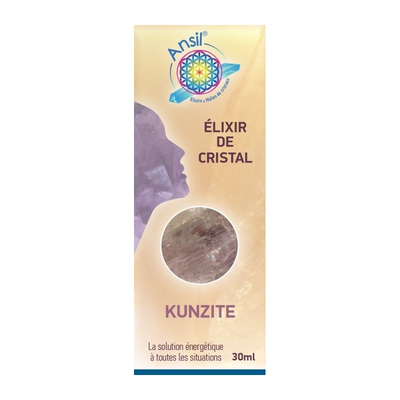 Étui Kunzite - Élixir de Cristal - 30 ml - Ansil - 2022