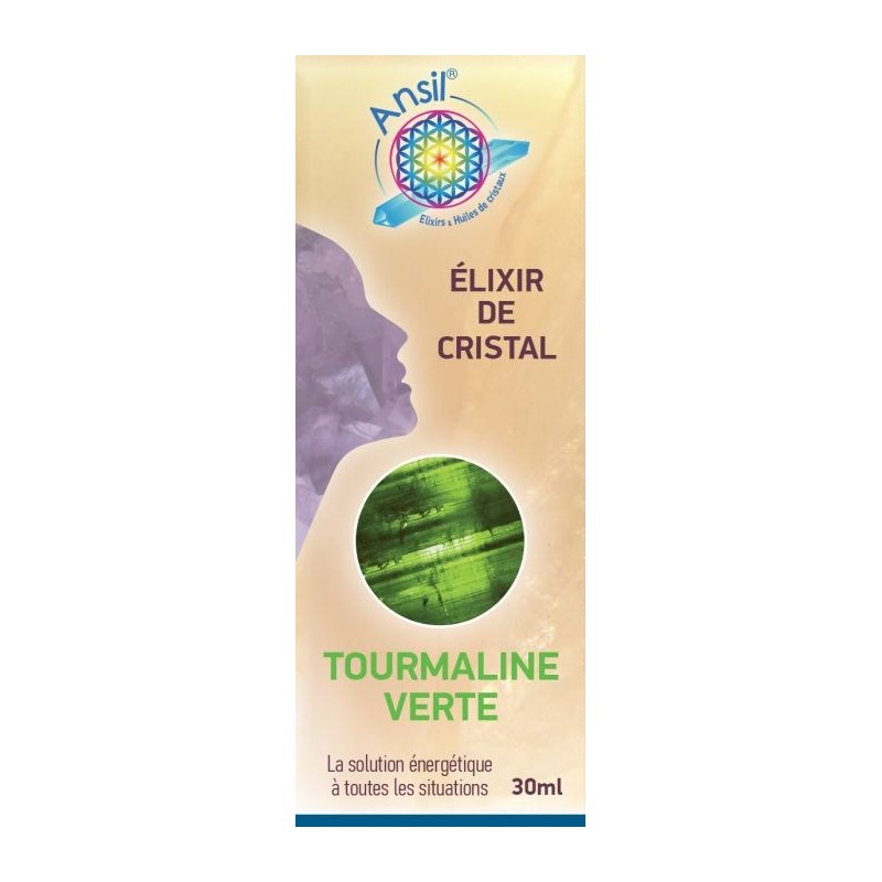 Étui Tourmaline verte - Élixir de Cristal - 30 ml - Ansil - 2022