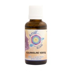 Flacon Tourmaline verte - Élixir de Cristaux - 30 ml - Ansil 