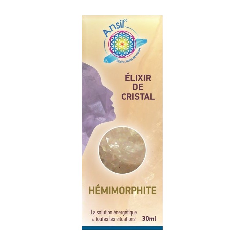 Étui Hémimorphite - Élixir de Cristal - 30 ml - Ansil  - 2022