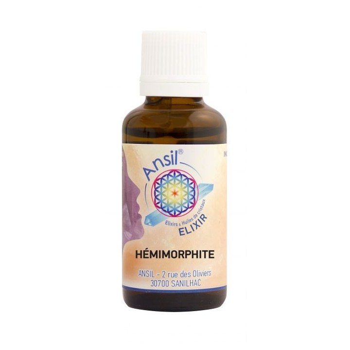 Flacon Hémimorphite - Élixir de Cristal - 30 ml - Ansil