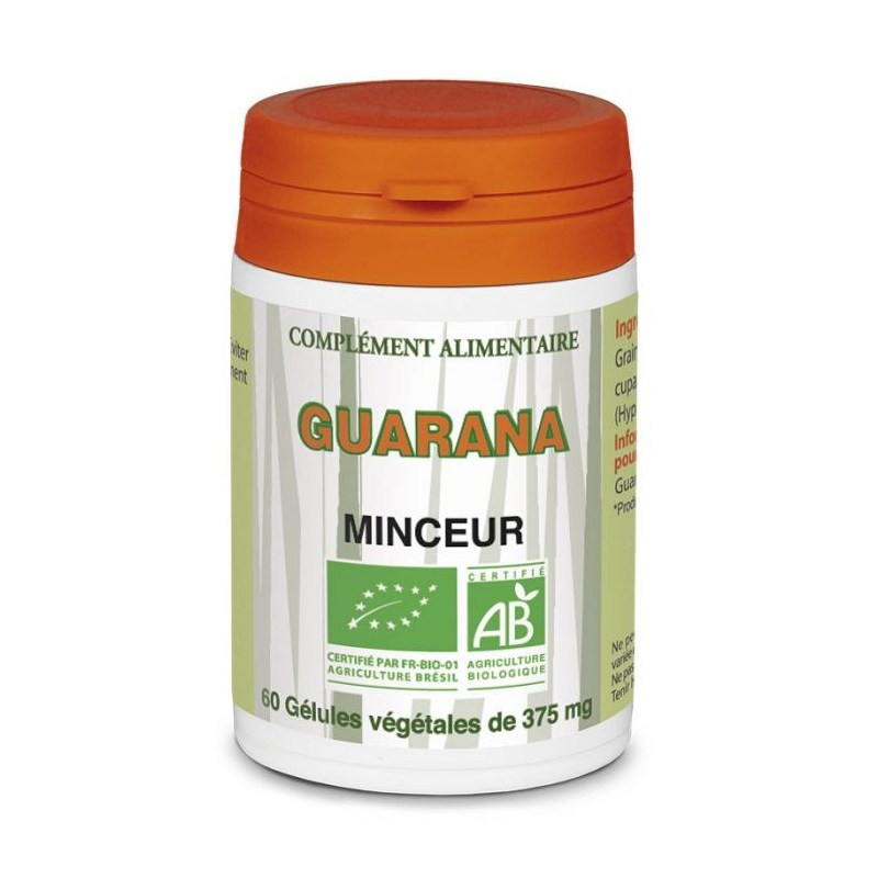 Guarana bio – 60 gélules végétales – Laboratoire Brasil