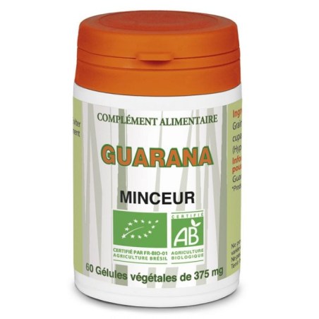 Guarana bio – 60 gélules végétales – Laboratoire Brasil