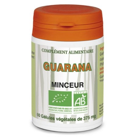 Guarana bio - 60 gélules végétales - Laboratoire Brasil
