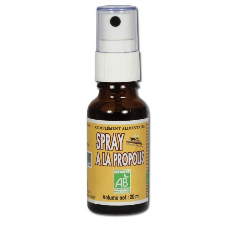 Spray à la propolis Bio - Flacon de 20 ml - L’Abeille Forestière