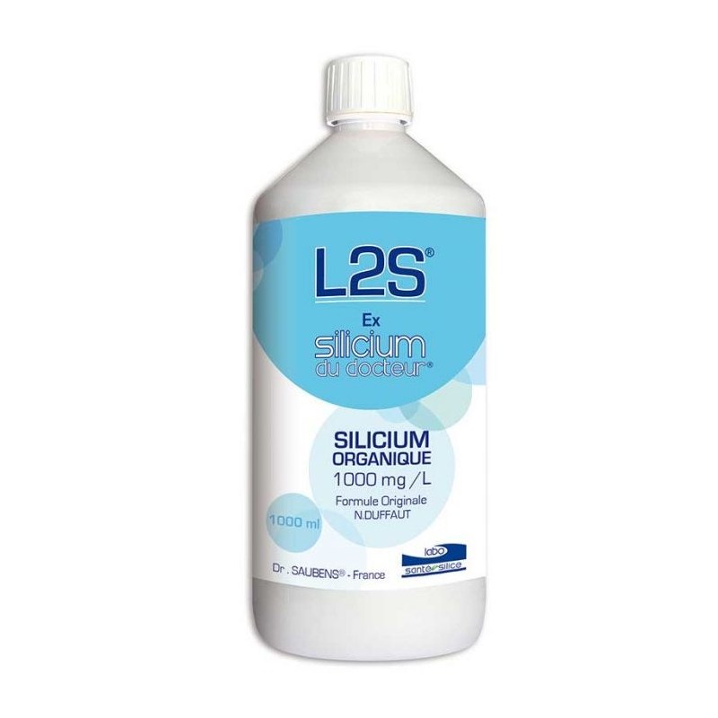 L2S® Silicium organique reminéralisant - Flacon 1litre - Labo Santé Silice