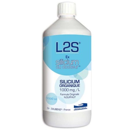 L2S® Silicium organique reminéralisant - Flacon 1litre - Labo Santé Silice