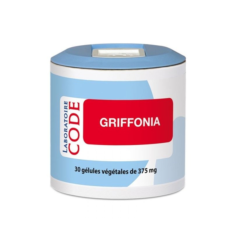 Griffonia (Titré à 30% en 5-HTP) - 30 gélules végétales - Laboratoire Code