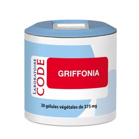 Griffonia extrait titré à 30% en L-5-HTP - 30 gélules végétales - Laboratoire Code 2024