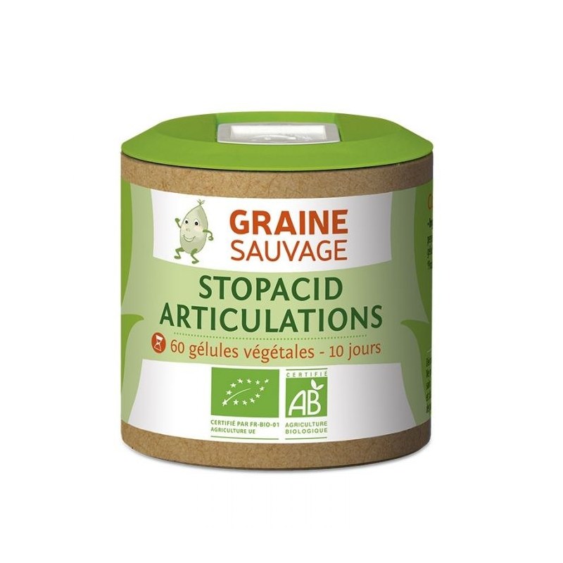 Stopacid Articulations Bio - 60 gélules végétales - Graine Sauvage