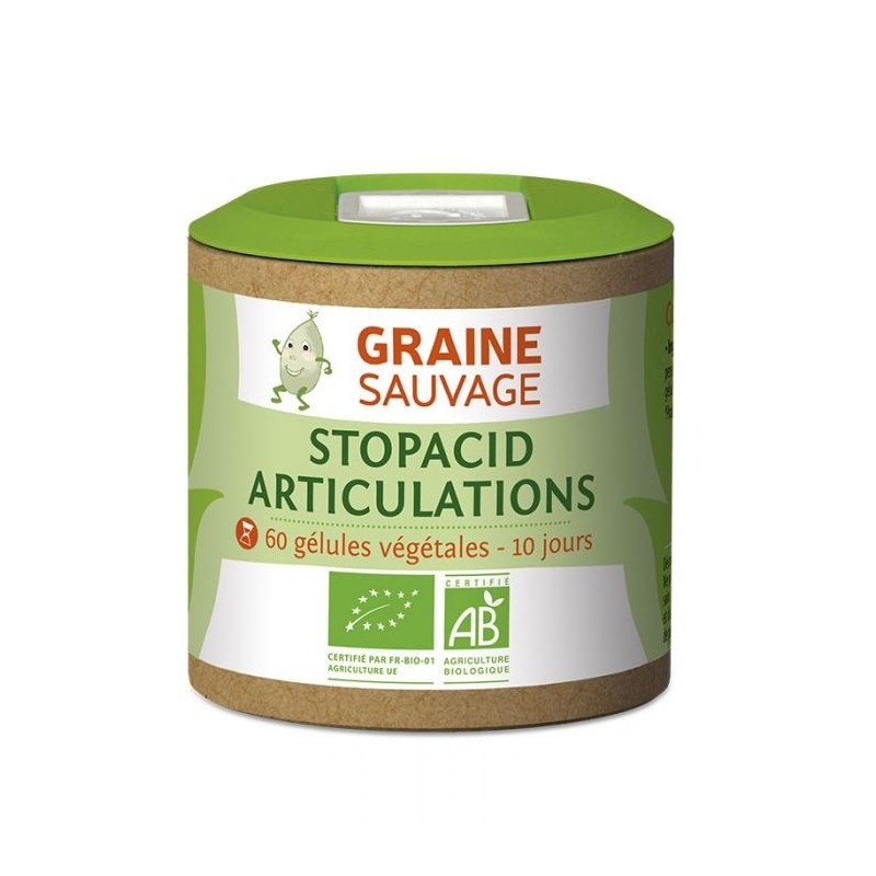 Stopacid Articulations - 60 gélules végétales - Graine Sauvage - 2020