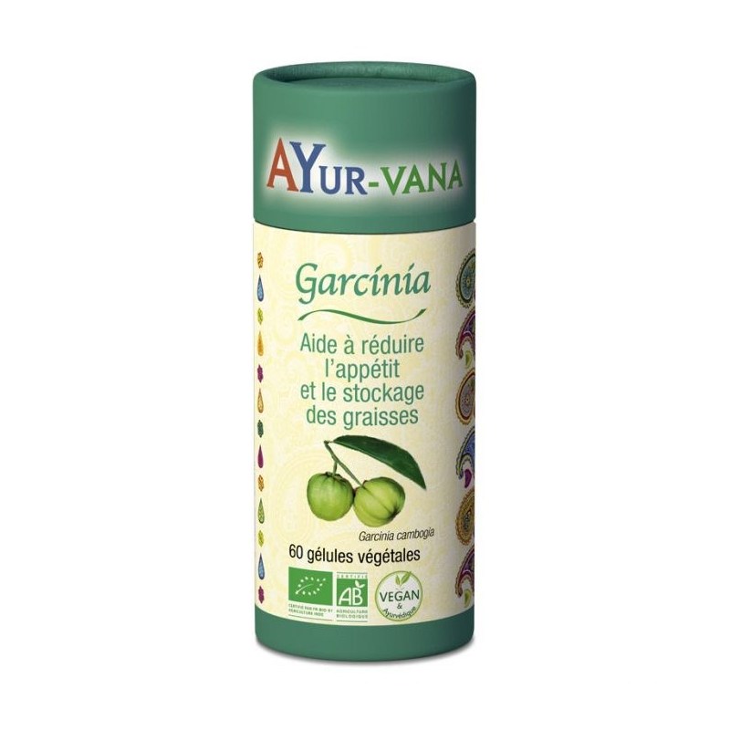 Garcinia Bio - 60 gélules végétales - Ayurvana - 2021