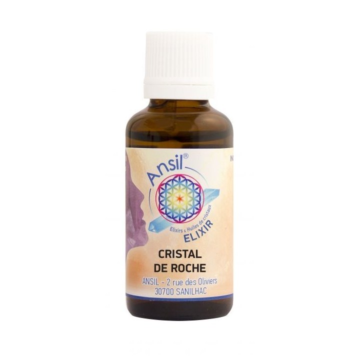 Flacon Cristal de roche - Élixir de Cristal - 30 ml - Ansil