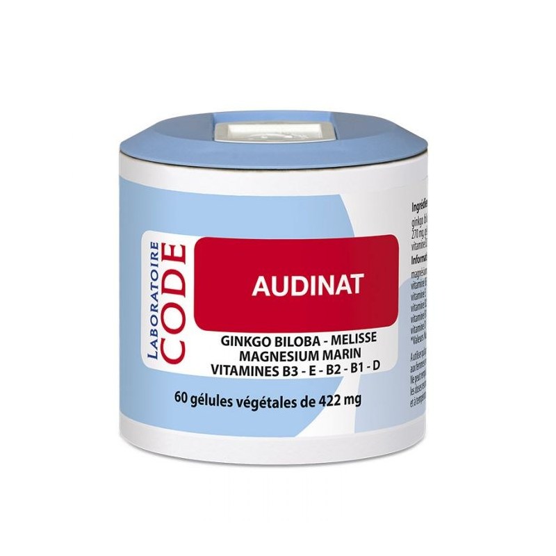 Audinat - 60 gélules végétales - Laboratoire Code - 2021