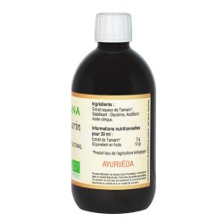 Ingrédients Jus de Tamarin Bio - Flacon de 500 ml - Ayurvana 2024