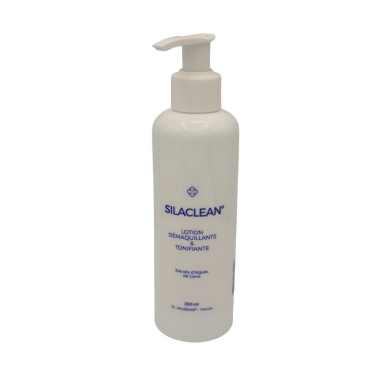 SILACLEAN ® lotion démaquillante - Nouvelle formule - Flacon de 200 ml - Labo Santé Silice - 2021