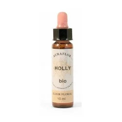 Houx (Holly) - Fleurs de Bach n°15 Bio Compte-gouttes - Flacon de 10 ml - Laboratoire Dioter