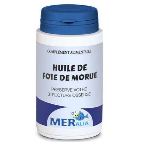 Huile de Foie de Morue - Pilulier de 90 capsules molles - Meralia 2024