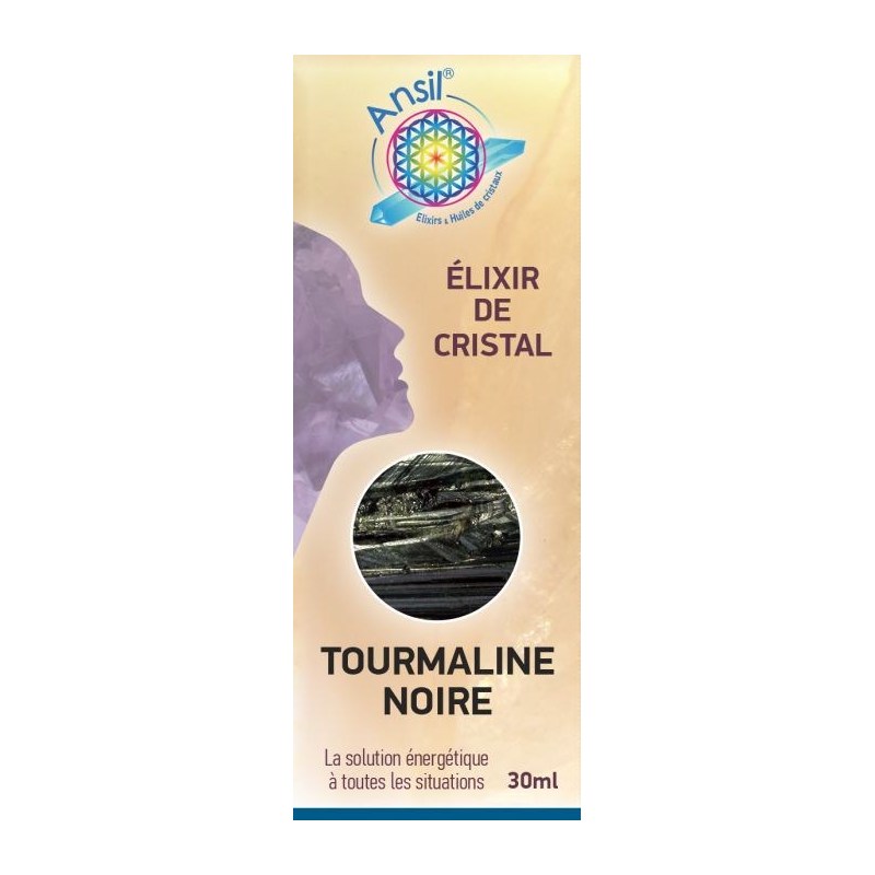 Tourmaline noire - Élixir de Cristal - 30 ml - Ansil