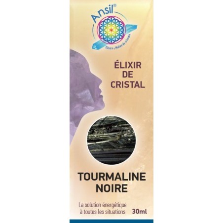 Étui Tourmaline noire - Élixir de Cristaux - 30 ml - Ansil Étui Tourmaline noire - Élixir de Cristaux - 30 ml - Ansil