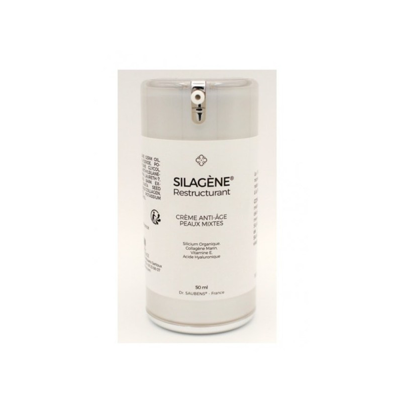 Nouveau packaging Silagene® Jour Restructurant - Anti âge - 50 ml - Labo Santé Silice