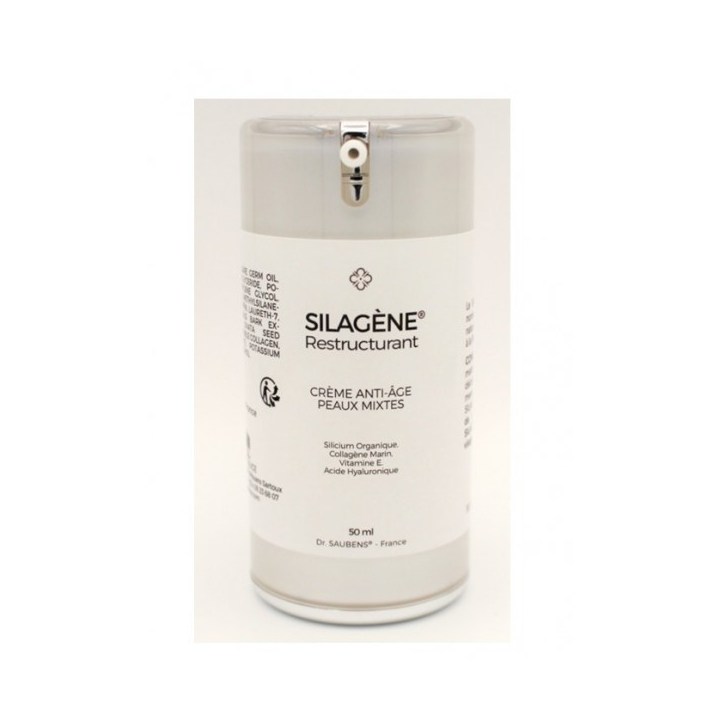 Silagene® Jour Restructurant - Anti-rides - Flacon Airless 50 ml - Labo Santé Silice