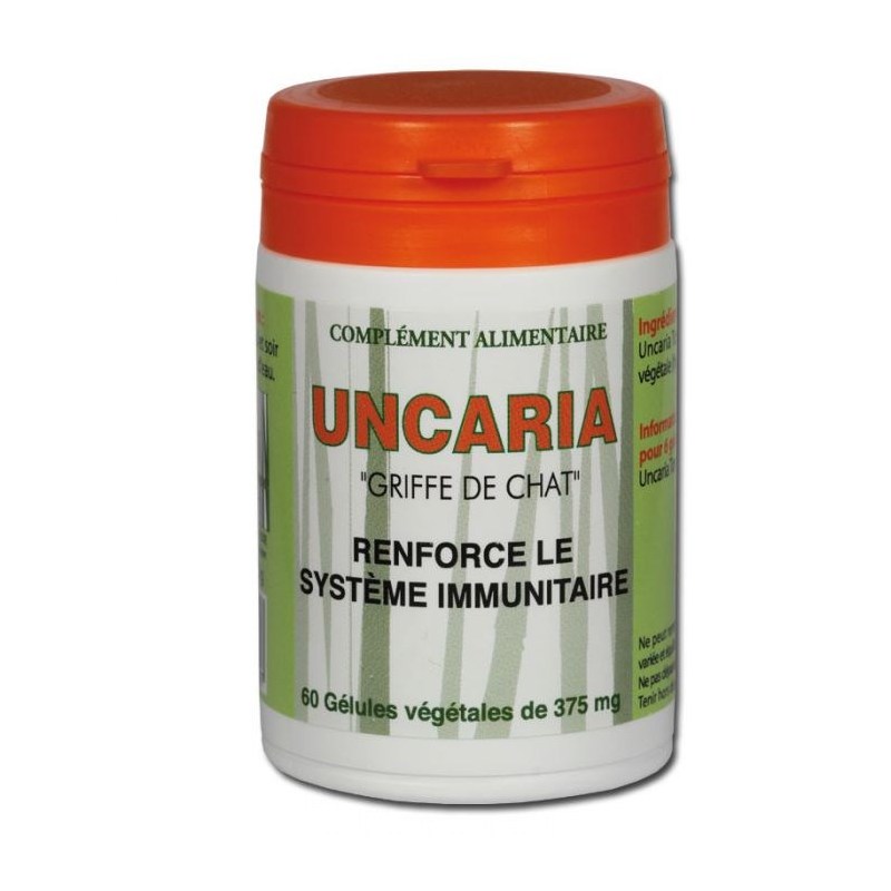 Uncaria "Griffe de chat" - Pilulier de 60 gélules végétales - Laboratoire Brasil
