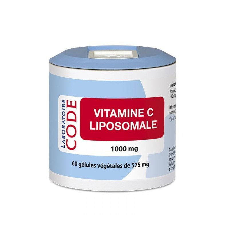 Vitamine C liposomale - 60 gélules végétales - Laboratoire Code
